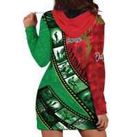 Personalised Cook Islands ANZAC 1915-2026 Filmstrip Hoodie Dress Lest We Forget 25 April LT9 - Polynesian Pride