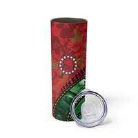 Personalised Cook Islands ANZAC 1915-2026 Filmstrip Skinny Tumbler Lest We Forget 25 April LT9 - Polynesian Pride