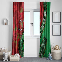 Personalised Cook Islands ANZAC 1915-2026 Filmstrip Window Curtain Lest We Forget 25 April