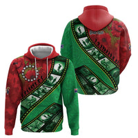 Personalised Cook Islands ANZAC 1915-2026 Filmstrip Zip Hoodie Lest We Forget 25 April