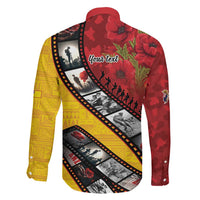 Personalised Niue ANZAC 1915-2026 Filmstrip Family Matching Tank Maxi Dress and Hawaiian Shirt Lest We Forget 25 April