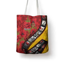 Personalised Niue ANZAC 1915-2026 Filmstrip Tote Bag Lest We Forget 25 April