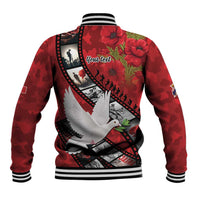 Personalised Tonga ANZAC 1915-2026 Filmstrip Baseball Jacket Lest We Forget 25 April