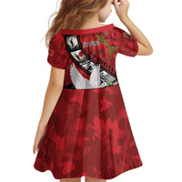Personalised Tonga ANZAC 1915-2026 Filmstrip Kid Short Sleeve Dress Lest We Forget 25 April