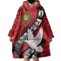 Personalised Tonga ANZAC 1915-2026 Filmstrip Wearable Blanket Hoodie Lest We Forget 25 April