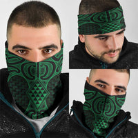 Kakariki Maori Ta Moko Poutama Art Neck Gaiter - Polynesian Pride