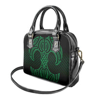 Kakariki Maori Ta Moko Poutama Art Shoulder Handbag