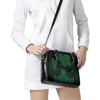 Kakariki Maori Ta Moko Poutama Art Shoulder Handbag