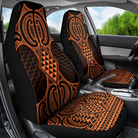 Karaka Maori Ta Moko Poutama Art Car Seat Cover