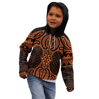 Karaka Maori Ta Moko Poutama Art Kid Hoodie