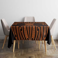 Karaka Maori Ta Moko Poutama Art Tablecloth