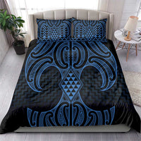 Kikorangi Maori Ta Moko Poutama Art Bedding Set