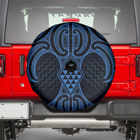 Kikorangi Maori Ta Moko Poutama Art Spare Tire Cover