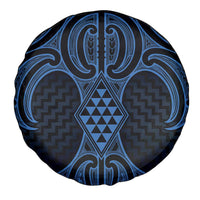 Kikorangi Maori Ta Moko Poutama Art Spare Tire Cover
