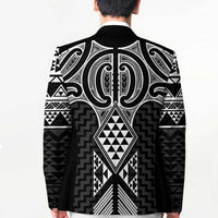 Ma Maori Ta Moko Poutama Art Blazer - Polynesian Pride