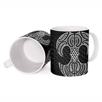 Ma Maori Ta Moko Poutama Art Ceramic Mug - Polynesian Pride