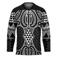 Ma Maori Ta Moko Poutama Art Hockey Jersey - Polynesian Pride