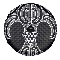 Ma Maori Ta Moko Poutama Art Spare Tire Cover