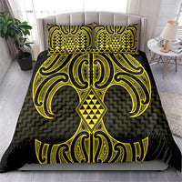 Mahi-dawg Maori Ta Moko Poutama Art Bedding Set