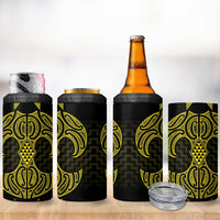 Mahi-dawg Maori Ta Moko Poutama Art 4 in 1 Can Cooler Tumbler