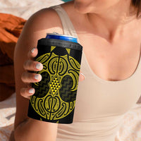 Mahi-dawg Maori Ta Moko Poutama Art 4 in 1 Can Cooler Tumbler
