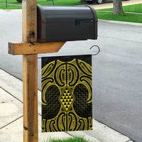 Mahi-dawg Maori Ta Moko Poutama Art Garden Flag