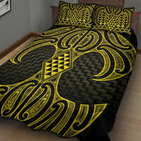 Mahi-dawg Maori Ta Moko Poutama Art Quilt Bed Set