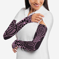 Mawhero Maori Ta Moko Poutama Art Arm Sleeves - Polynesian Pride