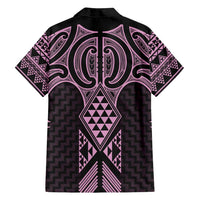 Mawhero Maori Ta Moko Poutama Art Family Matching Long Sleeve Bodycon Dress and Hawaiian Shirt LT9 - Polynesian Pride