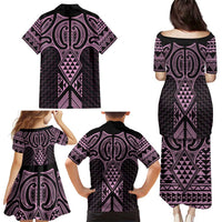 Mawhero Maori Ta Moko Poutama Art Family Matching Puletasi and Hawaiian Shirt LT9 - Polynesian Pride