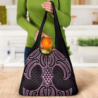 Mawhero Maori Ta Moko Poutama Art Grocery Bag