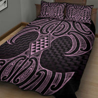 Mawhero Maori Ta Moko Poutama Art Quilt Bed Set
