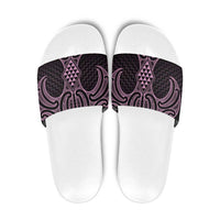 Mawhero Maori Ta Moko Poutama Art Slide Sandals - Polynesian Pride