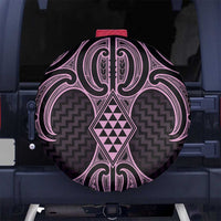 Mawhero Maori Ta Moko Poutama Art Spare Tire Cover