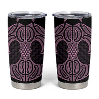 Mawhero Maori Ta Moko Poutama Art Tumbler Cup