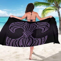 Waiporoporo Maori Ta Moko Poutama Art Sarong