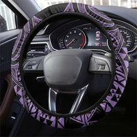 Waiporoporo Maori Ta Moko Poutama Art Steering Wheel Cover