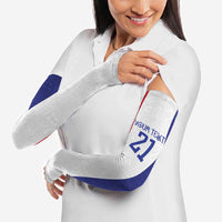 New Zealand Rugby Pacific Personalised Arm Sleeves Maori Style Tribal Tapa Pattern - Polynesian Pride