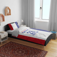 New Zealand Rugby Pacific Personalised Bedding Set Maori Style Tribal Tapa Pattern