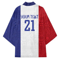 New Zealand Rugby Pacific Personalised Kimono Maori Style Tribal Tapa Pattern - Polynesian Pride