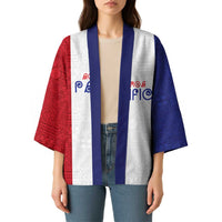 New Zealand Rugby Pacific Personalised Kimono Maori Style Tribal Tapa Pattern - Polynesian Pride