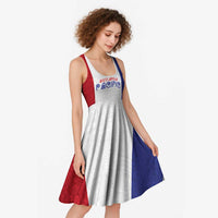 New Zealand Rugby Pacific Personalised Midi Dress Maori Style Tribal Tapa Pattern - Polynesian Pride