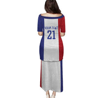 New Zealand Rugby Pacific Personalised Puletasi Maori Style Tribal Tapa Pattern