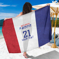 New Zealand Rugby Pacific Personalised Sarong Maori Style Tribal Tapa Pattern