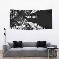 New Zealand Rugby Pacific Personalised Tapestry All Black Maori Pasifika Fern Pattern