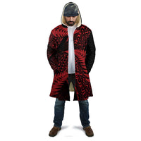 New Zealand Rugby Pacific Personalised Cloak All Red Maori Pasifika Fern Pattern - Polynesian Pride