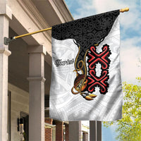 Personalised Papua New Guinea Oro Necklace Garden Flag Black Melanesia Traditional Pattern