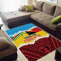 Torba PNG Forever Area Rug Polynesian Sand Art - Polynesian Pride