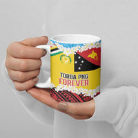 Personalised Torba PNG Forever Ceramic Mug Polynesian Sand Art - Polynesian Pride