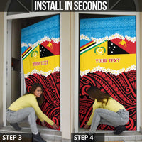 Personalised Torba PNG Forever Door Cover Polynesian Sand Art - Polynesian Pride